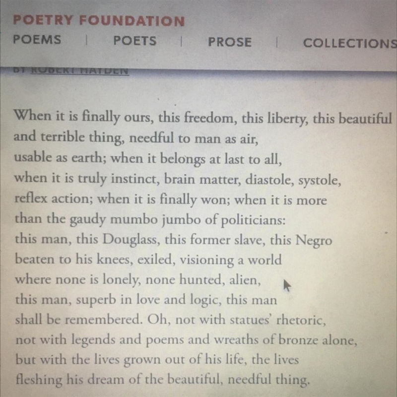 How many stanzas does Frederick Douglass poem have-example-1