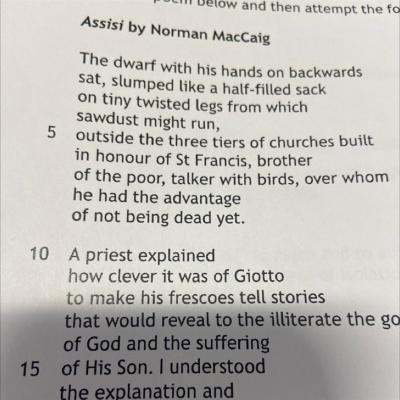 46. Look at lines 5-17. By referring to two examples of language, explain how the-example-1