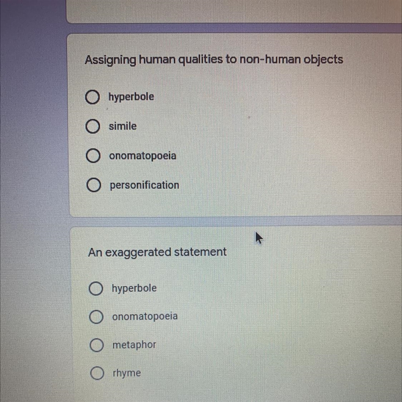 STOP AND HELP ME PLZZ it English and I need help with both questions-example-1