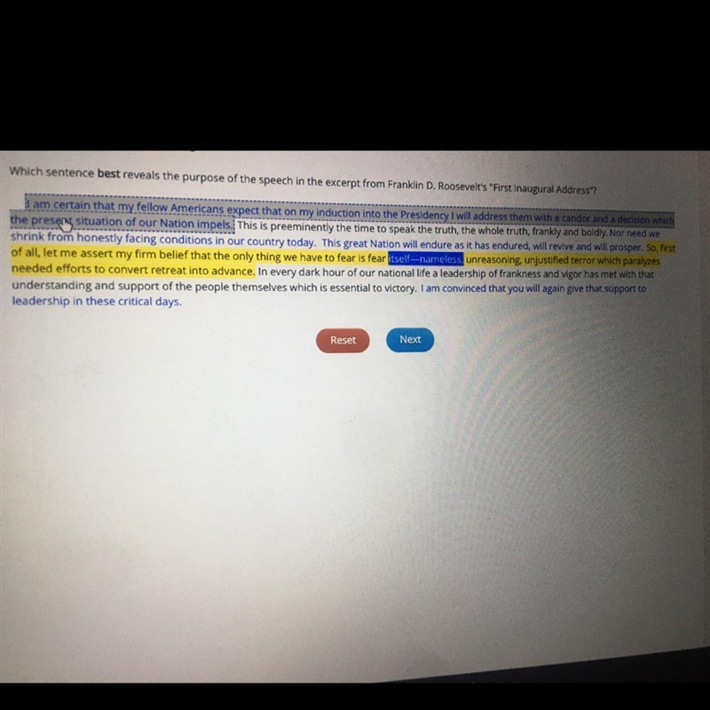 Select the correct text in the passage. Which sentence best reveals the purpose of-example-1