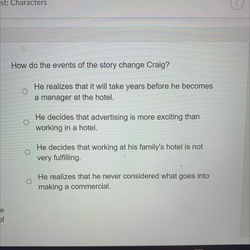 How do the events of the story change Craig a change of heart-example-1