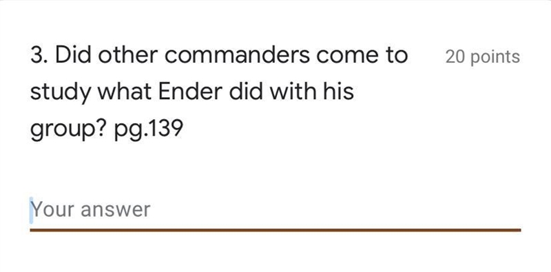 Did other commanders come to study what Ender did with his group?-example-1