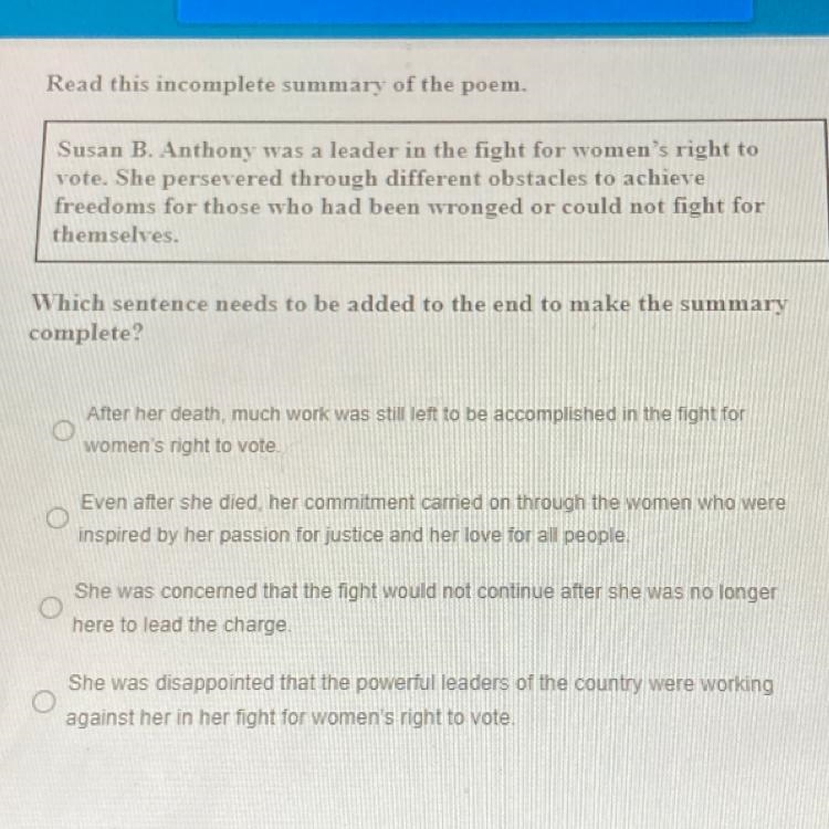 Please help with this question grin Susan B Anthony please.-example-1