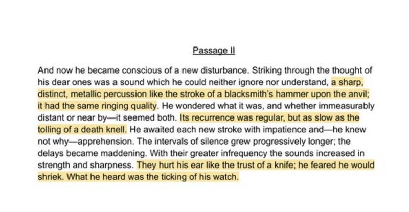 How does Ambrose Bierce use the highlighted figurative language in this passage to-example-1