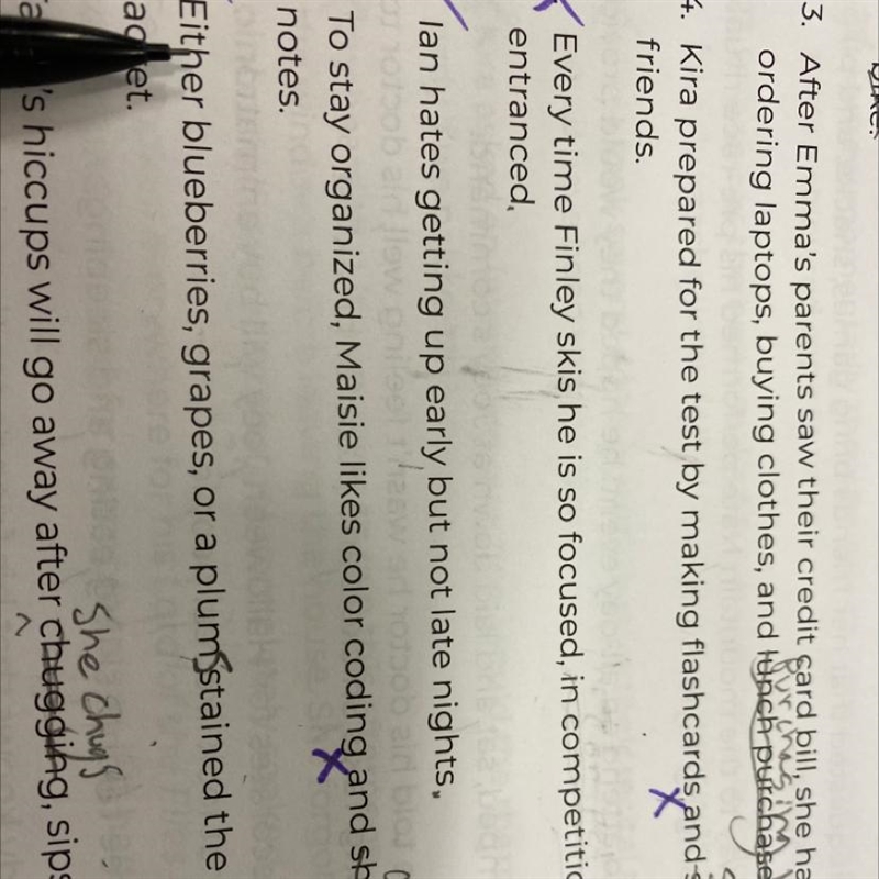 Turn these 2 sentences parallel Number 5 and 6-example-1