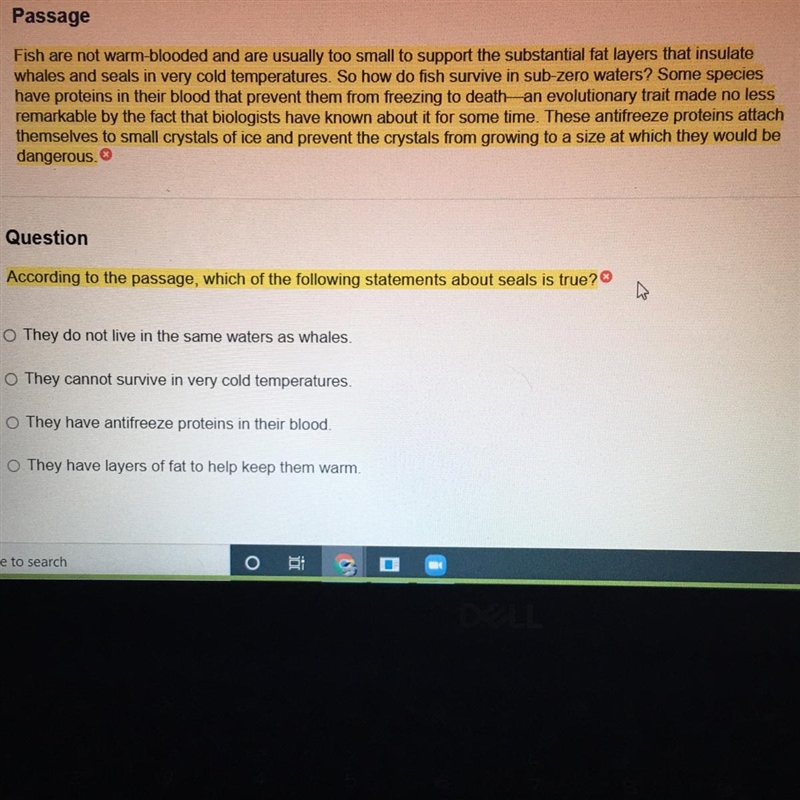 According to the passage, who of the following statement about seals is true?-example-1