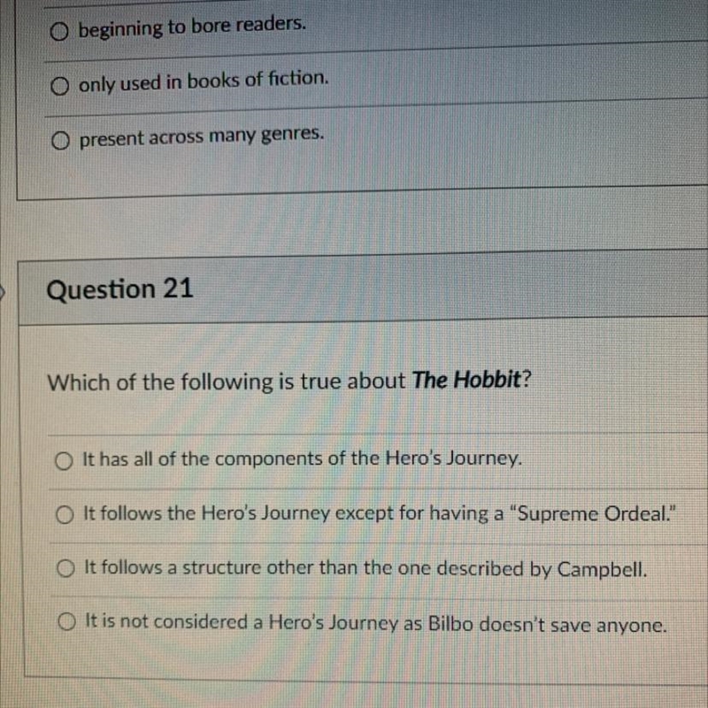 Which of the following is true about THE HOBBIT-example-1