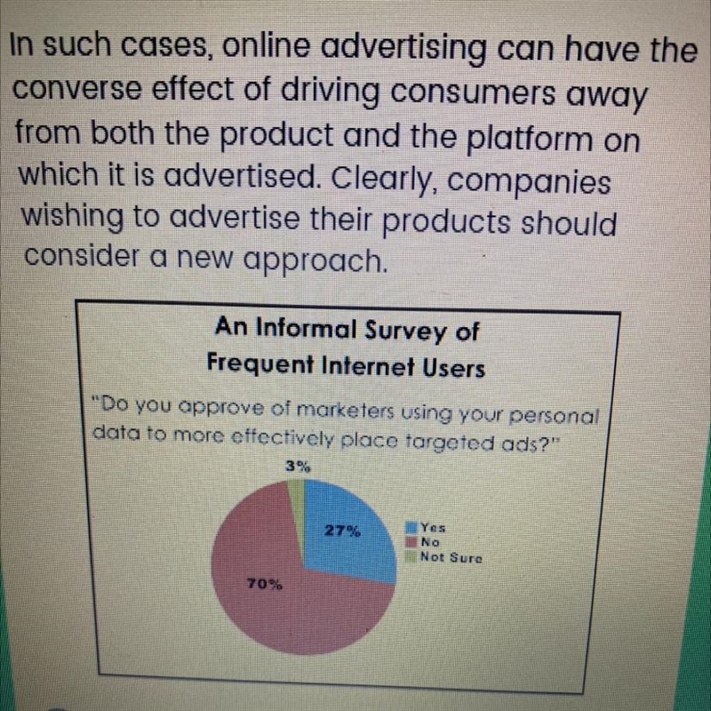 Which statement from the passage MOST requires further supporting evidence? &quot-example-1