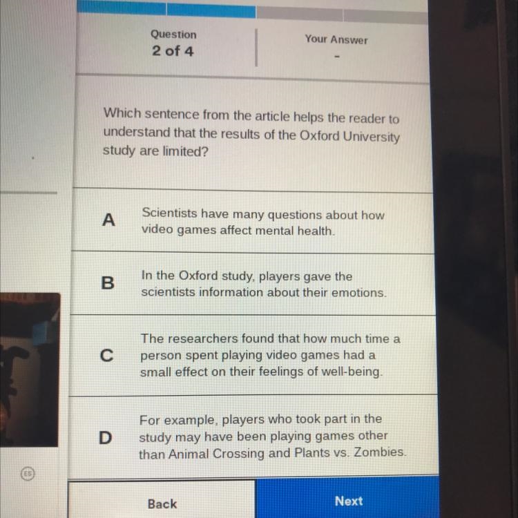 Which sentence from the article helps the reader to understand that the results of-example-1