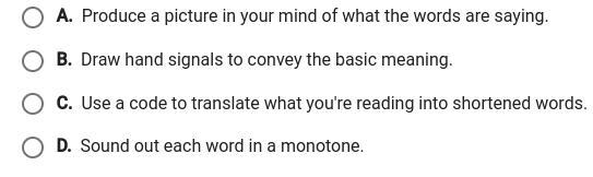 Which of these can help you comprehend what you're reading ?-example-1