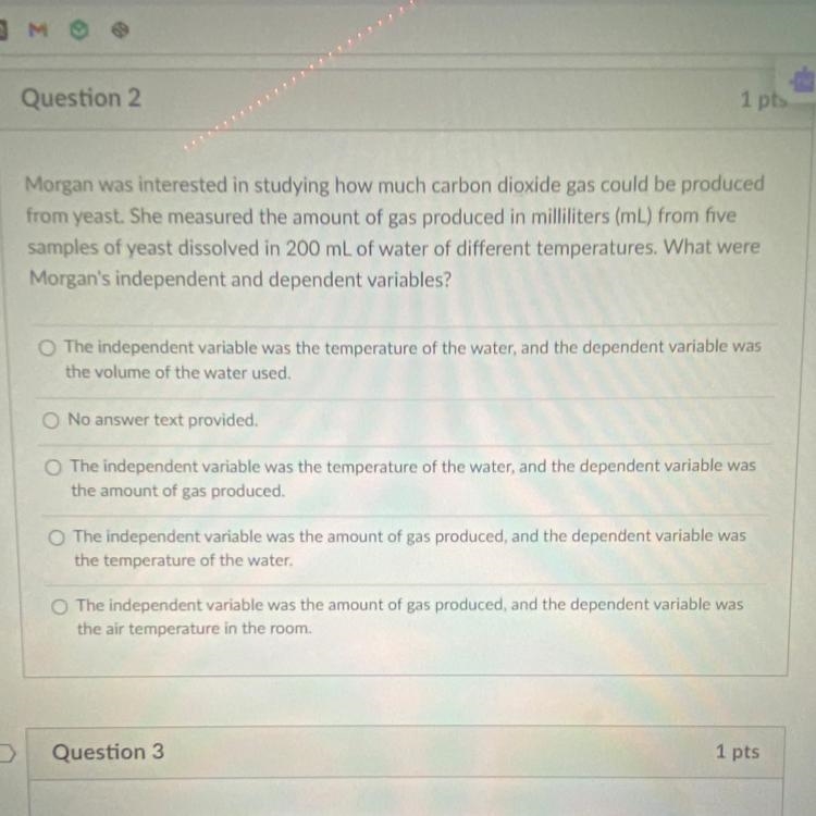 Morgan was interested in studying how much carbon dioxide gas could be produced from-example-1