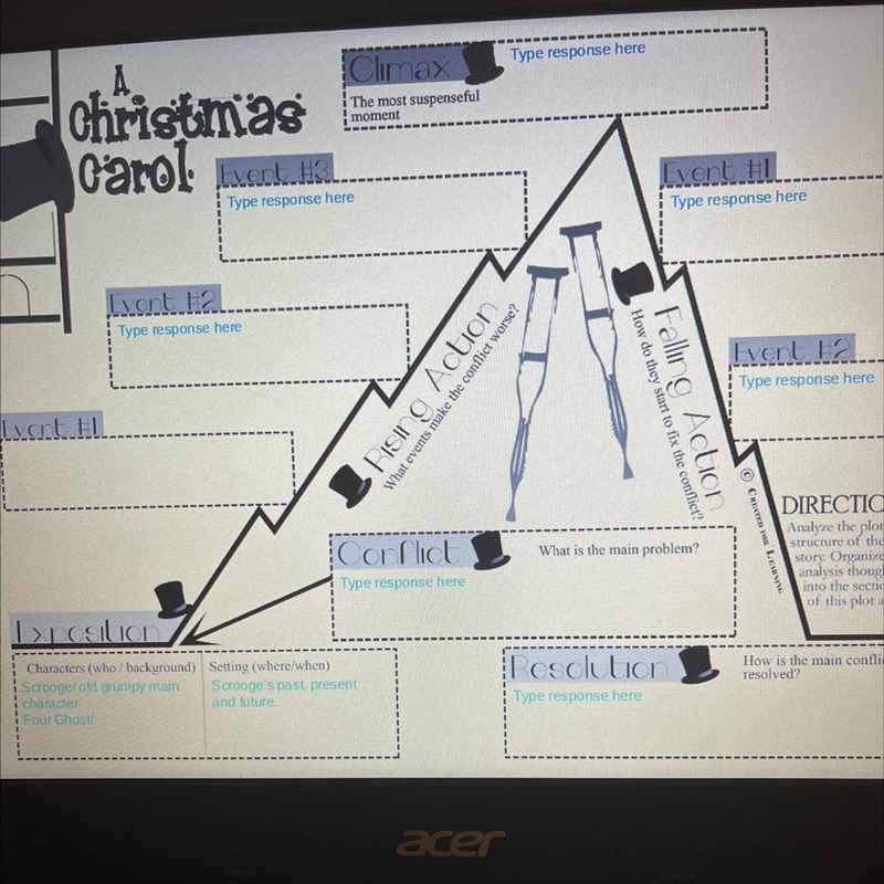 Please Help!!!! I’ll give more if answer correctly. A Christmas carol plot-example-1