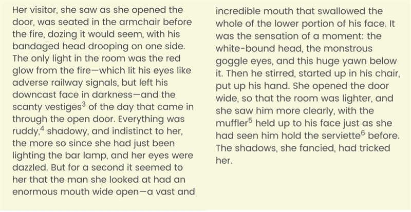 In the Passage, review the paragraph that begins on page 3 and ends on page 4. Choose-example-1