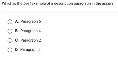 Which is the best example of a description paragraph in the essay-example-1