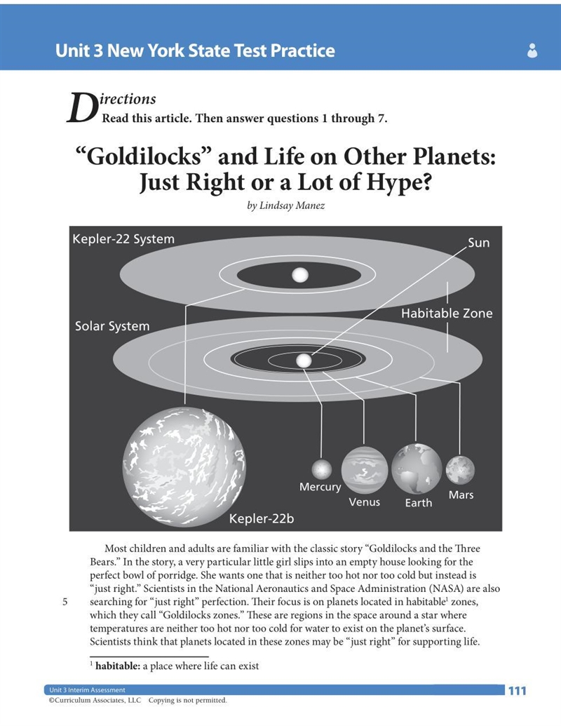 Which lines reveal the author's point of view about the search for life on other planets-example-1