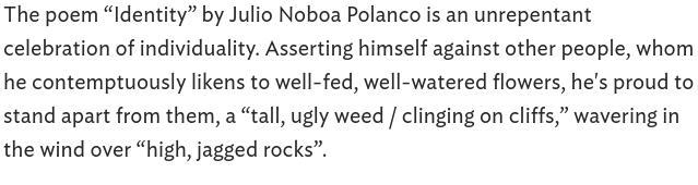 In 2021, what does it mean to be “a tall, ugly weed” (4)? Include real world examples-example-1