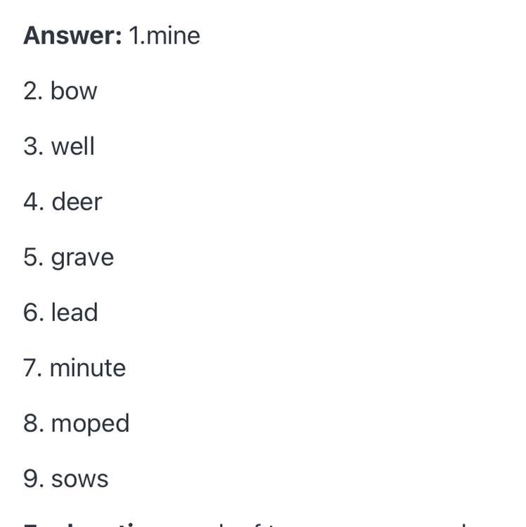 In the following sentences, list the homograph that matches the definition that follows-example-1