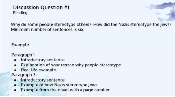 In the devil's arithmetic How did Nazis stereotype the Jews? Minimum of six sentences-example-1