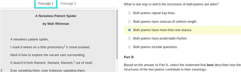 Read the two poems and answers part A and B-example-1