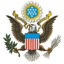 This is the national crest of the U.S. Which is not an example of symbolism found-example-1