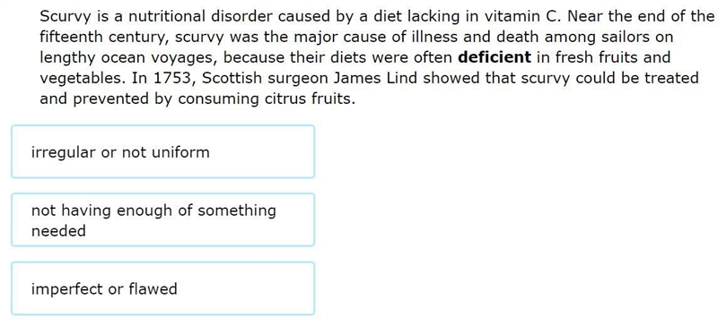 What is the meaning of the word deficient as used in the passage?-example-1