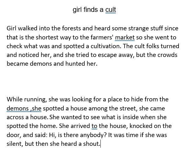 Can someone complete the story? i want ideas-example-1