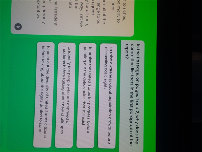 In the passage on pages 1 and 2 why does the commitee list the facts in the first-example-1