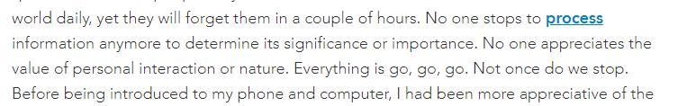 What claims does the author make about technology in paragraph 1? Remember, a claim-example-2