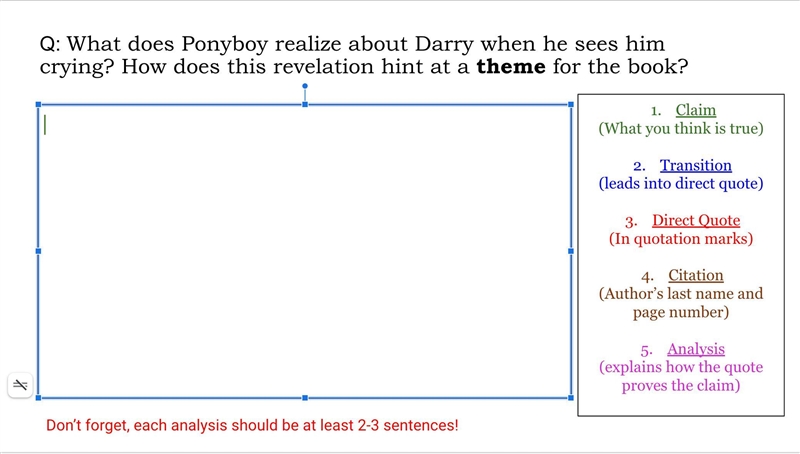 Help me please ELA (Book: The outsiders)-example-1