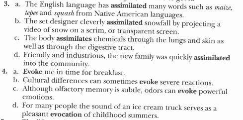 Find the sentence in which the bold-faced is used incorrectly.-example-1