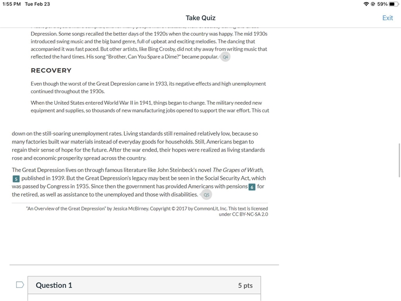 2. Do the efects of the Great Depression conirm or deny the claims about money and-example-1