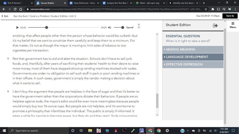 Identify one fact about mayor Bloomberg and the soda ban that both authors cite. Note-example-5