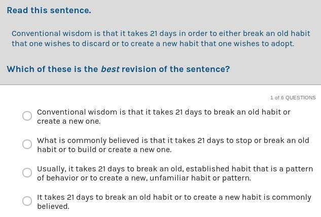 HELP Which of these is the best revision of the sentence??-example-1