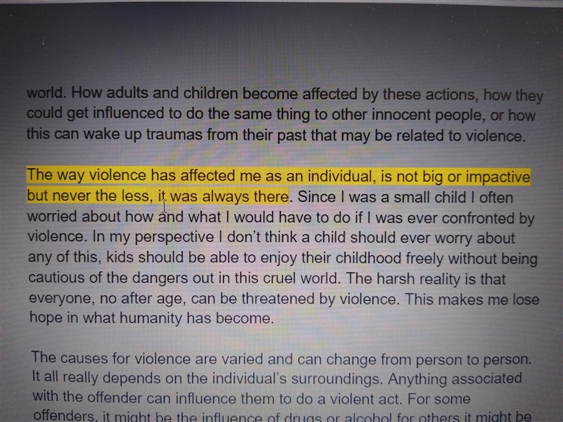 How can i make this make more sense? Is it already good enough? (Highlighted sentence-example-1