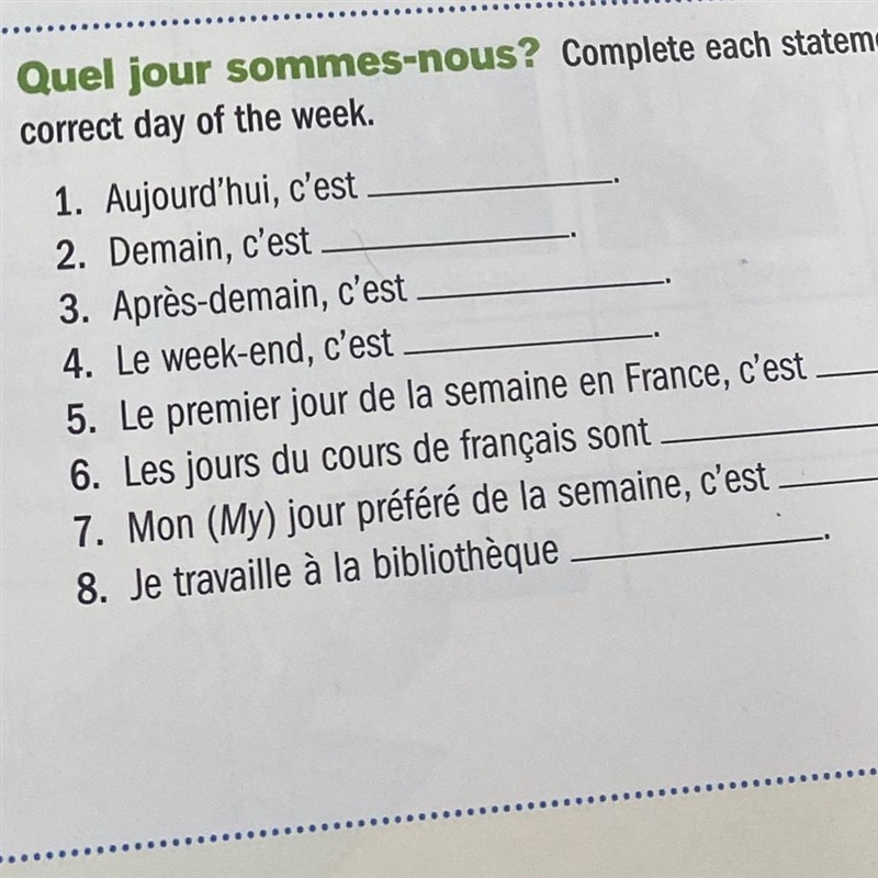 French like just complete the thing that says-example-1