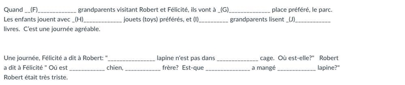 Answer fast... les pronoms possesifs-example-1