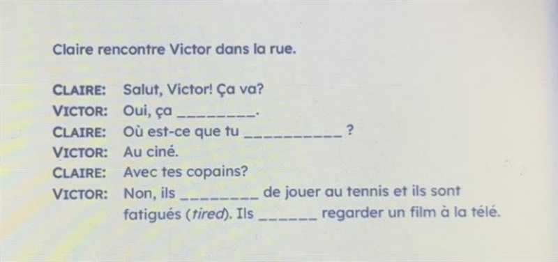 Complete the following dialogues with the appropriate forms of ALLER or VENIR.-example-1