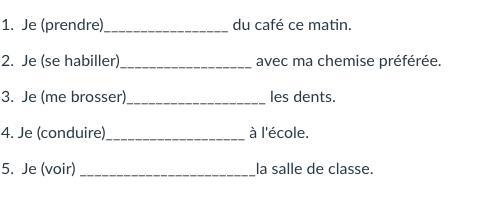 Put the verbs in passé compose and make it into a negative sentence-example-1