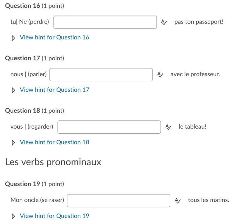 FRENCH HELP IS NEEEDED ASAP SCREEN SHOT DOWN BELOW OF QUESTIONS!!!-example-1