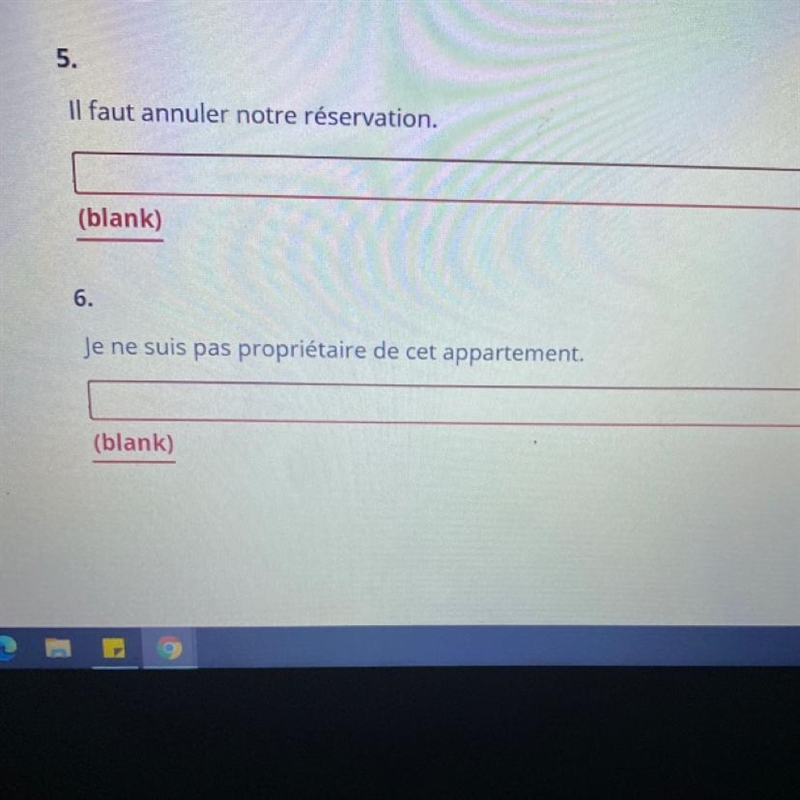 1. Leur spectacle commence à dix-huit heures. (blank) 2. Tu joues du piano trois fois-example-1