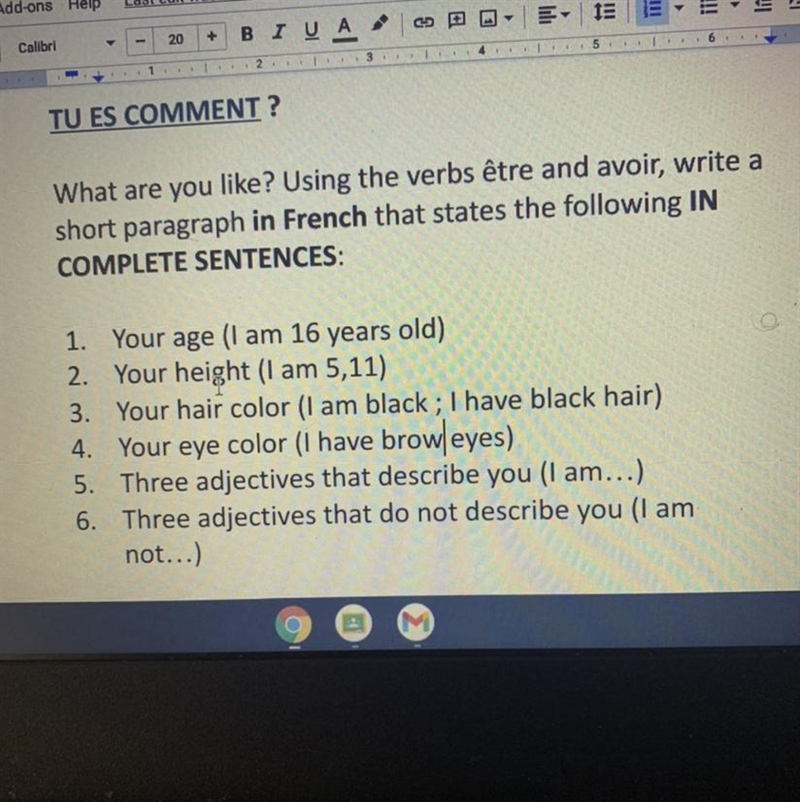 Can you please do 1-4 in French for me please.-example-1