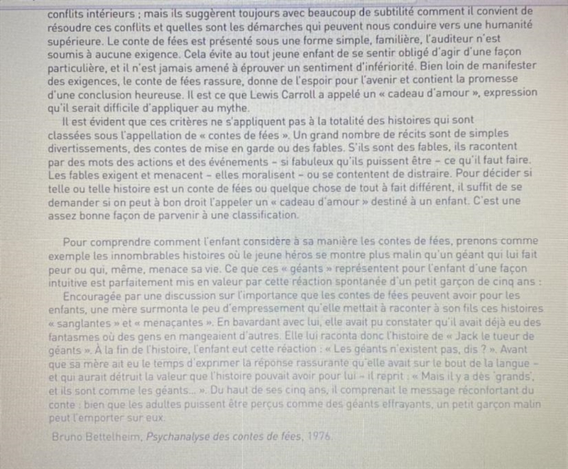 Bonjour svp j’ai besoins d’aide!! Contraction de texte CONSIGNES Après la lecture-example-1