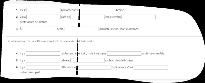 Can someone help me on this. (Sorry, I'm bad at French)-example-1