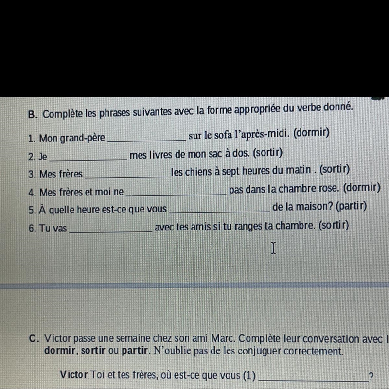 B: - one through six pls!!-example-1