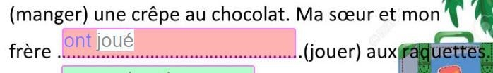 Instructions are to Conjugate I don't know why what I put is wrong-example-1