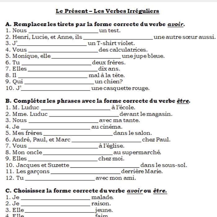 NEED HELP ON SECTION A FOR FRENCH !!!!!!!!!!-example-1