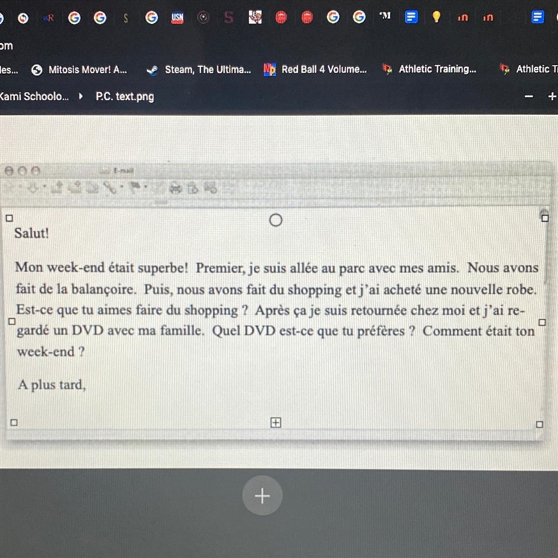 Circle examples of the passé composé using avoir as the helping verb-example-1