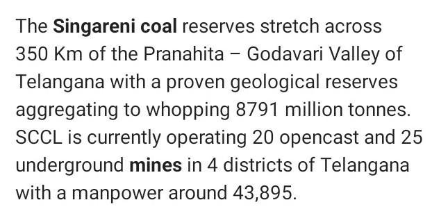 Where is singareni coal mines situated​-example-1