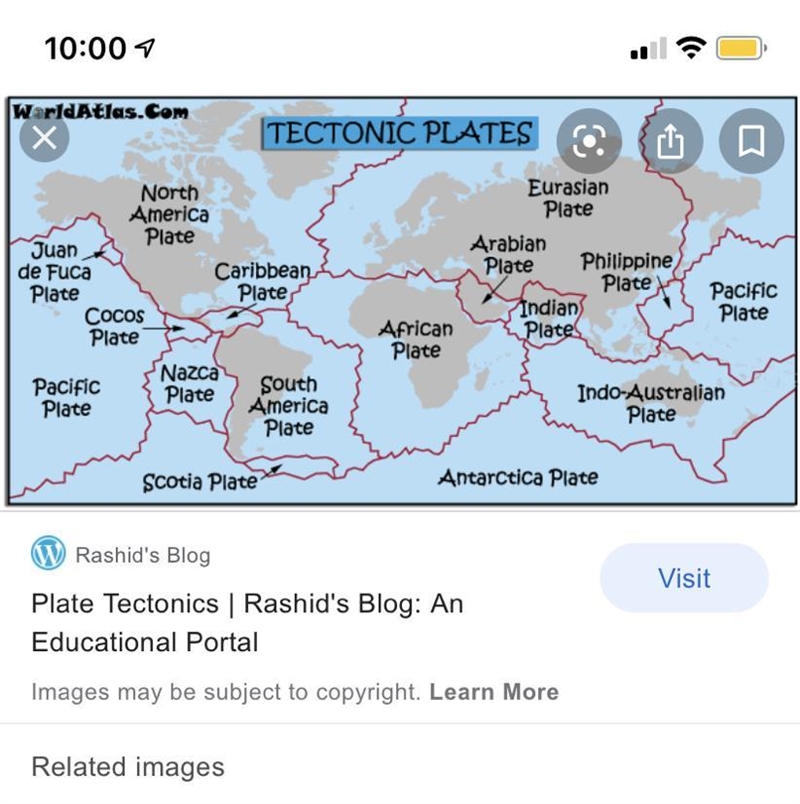 Which best describes plate tectonics? A.Earth has four large tectonic plates that-example-1