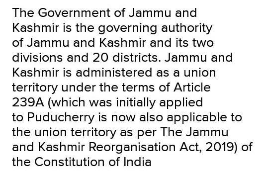 Why jammu and kashmir is the head of india??​-example-1